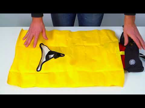 Riñonera inflable minimalista Mustang - Gris almirante - Manual