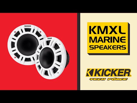 KICKER KMXL8 8" Horn Loaded Compression Speakers - 4-Ohm