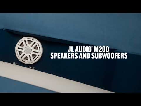 JL Audio M200 Marine Speakers 6.5" w/White Sport Grille