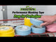 FrogTape CP 325 Medium-High Adhesion Masking Tape - 24MM x 55M x 12-Pack - Pink - Rated f/325°F