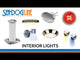 Luz de cortesía LED Deluxe Sea-Dog - Orientación hacia abajo - Blanco