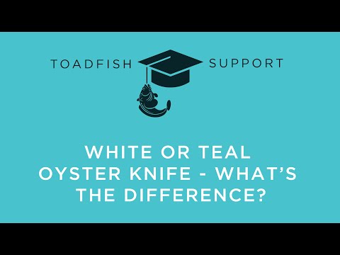 Toadfish Custom Engraved Professional Edition Oyster Knife - White (MINIMUM ORDER QUANTITY OF 25)