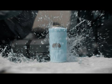 Toadfish Custom Engraved Non-Tipping Can Cooler 2.0 - Navy (MINIMUM ORDER QUANTITY OF 25)