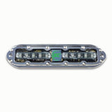 Luz LED subacuática Shadow-Caster SCM-10 con cable de 6,1 m - Carcasa de acero inoxidable 316 - Verde aguamarina