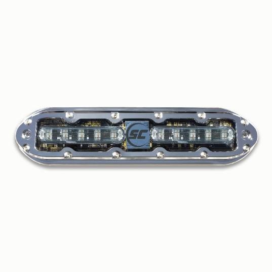 Shadow-Caster SCM-10 LED Underwater Light w/20' Cable - 316 SS Housing - Great White