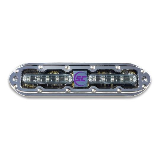 Shadow-Caster SCM-10 LED Underwater Light w/20' Cable - 316 SS Housing - Ultra Blue