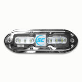 Shadow-Caster SCM-6 LED Underwater Light w/20' Cable - 316 SS Housing - Bimini Blue