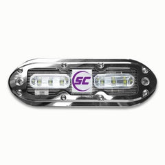 Shadow-Caster SCM-6 LED Underwater Light w/20' Cable - 316 SS Housing - Ultra Blue